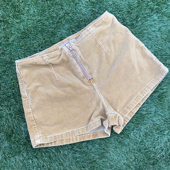 PacSun Pants - pacsun corduroy o ring zipper shorts waist 25